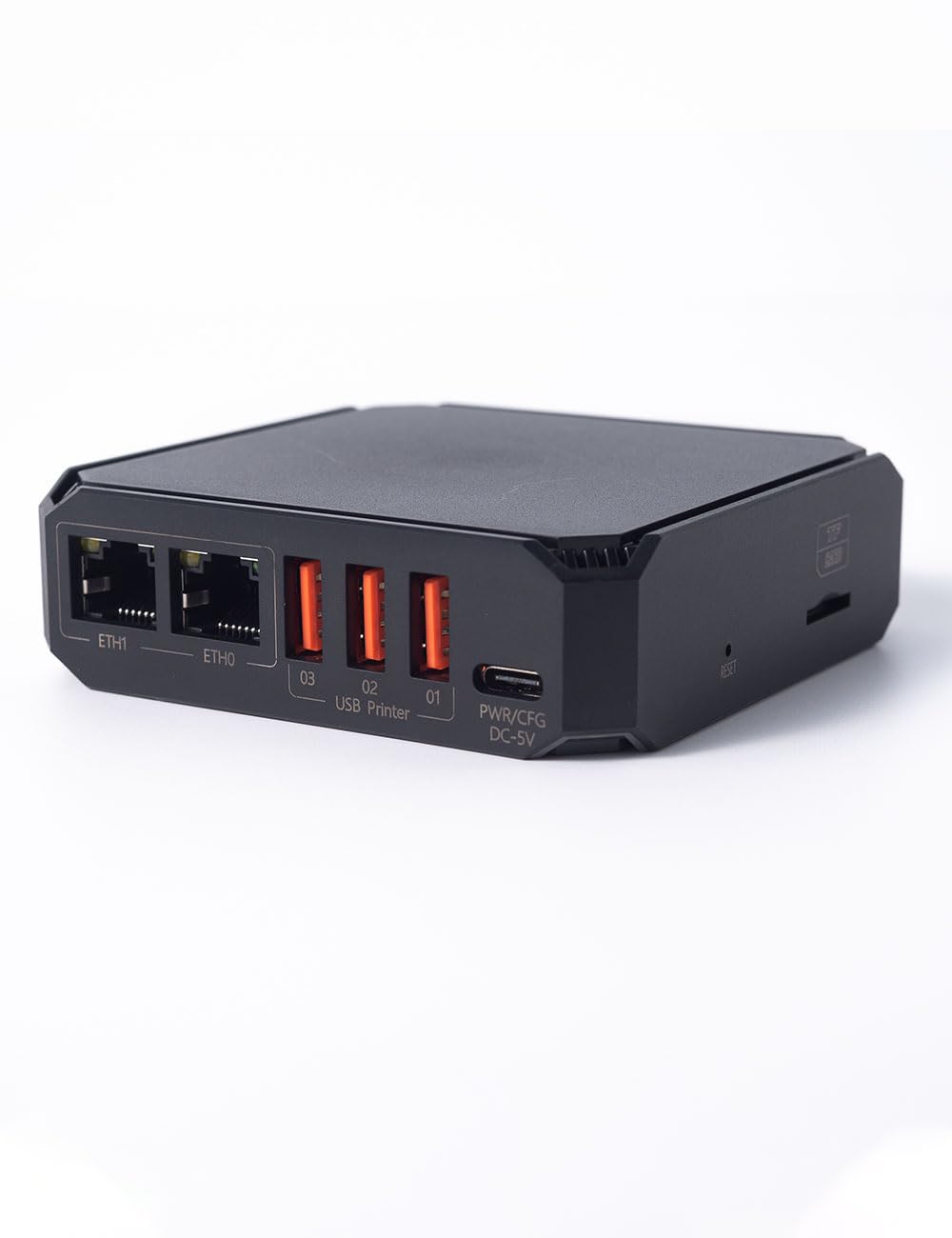 Wireless WiFi Blue-TH Network Print Server with 3 USB Ports, Supporting Three Different Network Segments