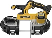 DEWALT 20V MAX XR DCS378B Cordless Bandsaw - Brushless Motor, 3-3/8" Cut Capacity, Portable Jobsite Power (Bare Tool)