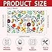 WEBEEDY Golf Cart Seat Covers,Bohemian Floral Design Summer Breathable Golf Cart Seat Towel Blanket Keeps Seat Clean for Most 2-Seat Golf Carts,100% Microfiber Soft Golf Accessories,51