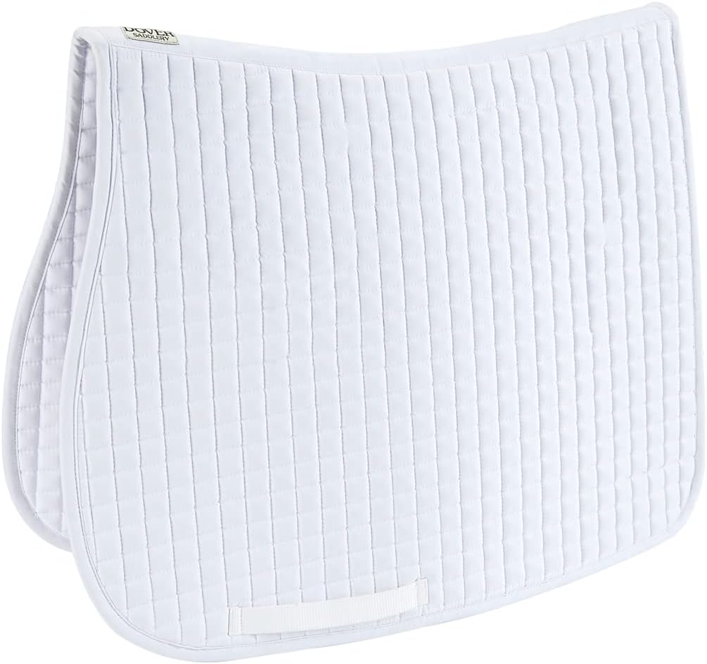 DS Equestrian Quilted Dressage Pad, Dress, 25 Inch Spine, 22 Inch Drop