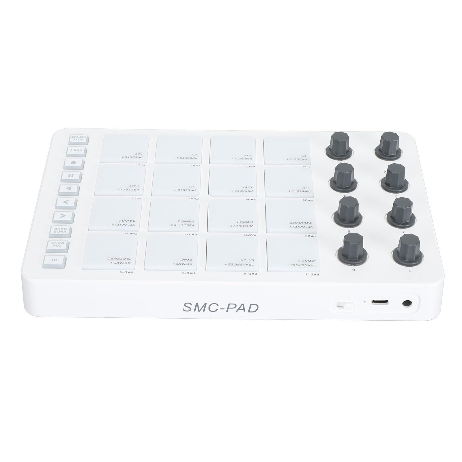 ポータブルMIDIコントローラーエフェクト内蔵16個のMPCドラムパッド搭載音楽 Amazon | Vangoa Beat Makerマシン RGBパッド16個付き ワイヤレスUSB