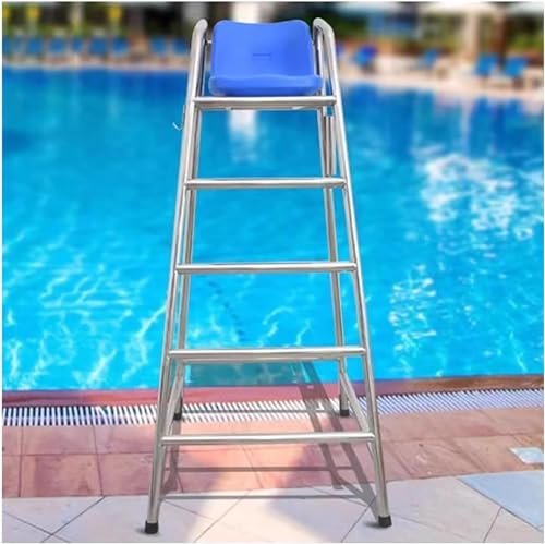 Silla Salvavidas Alta Acero Inoxidable 120-180cm Cap.660lbs miniatura 1