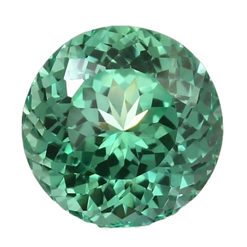 Gemme saphir parti 14mm pour fabriquer votre collier personnalisé