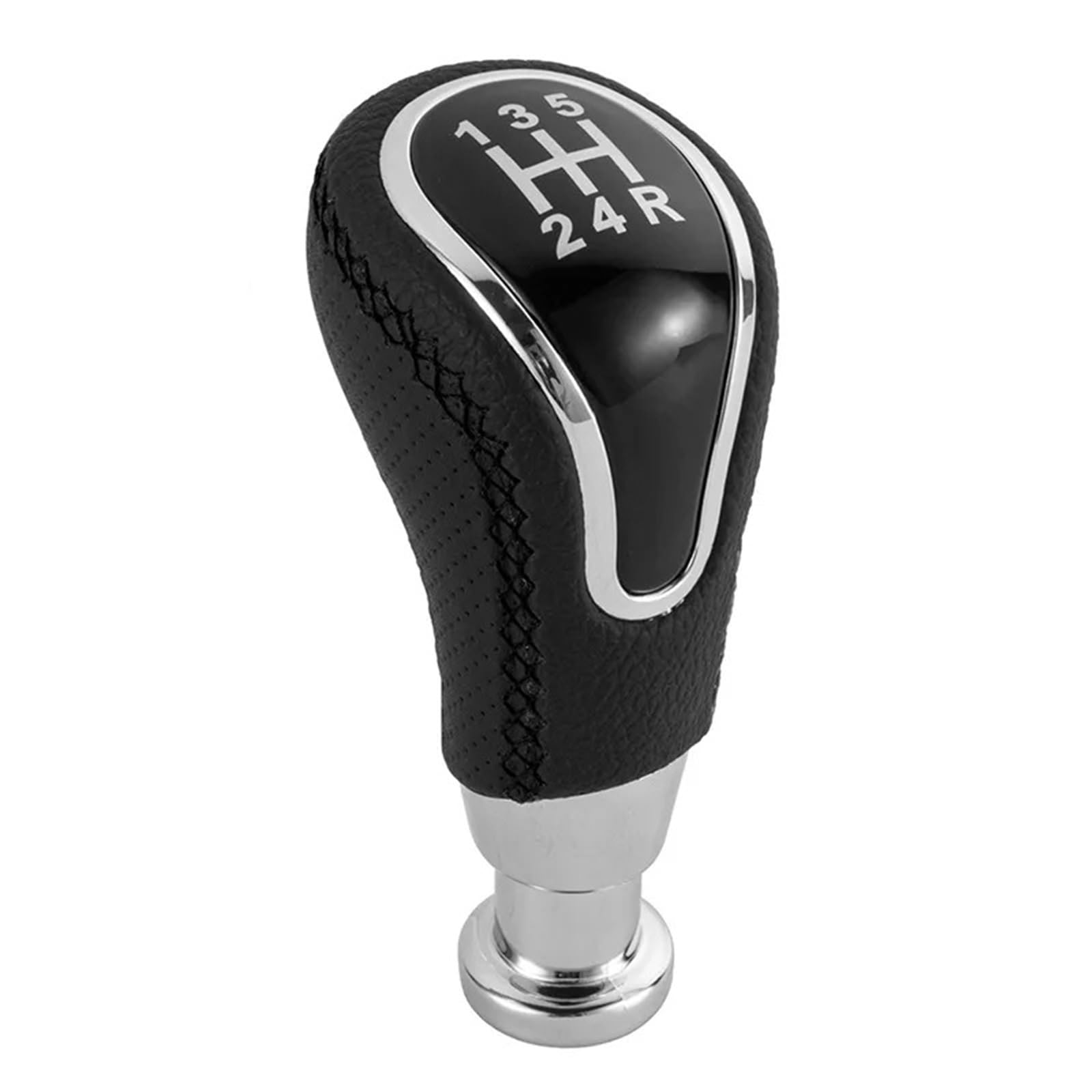 DWTNMEX Gear Shift Knob for Lada Car Leather-Wrapped Shift Handball Gear Head Handle Modification(Black line)
