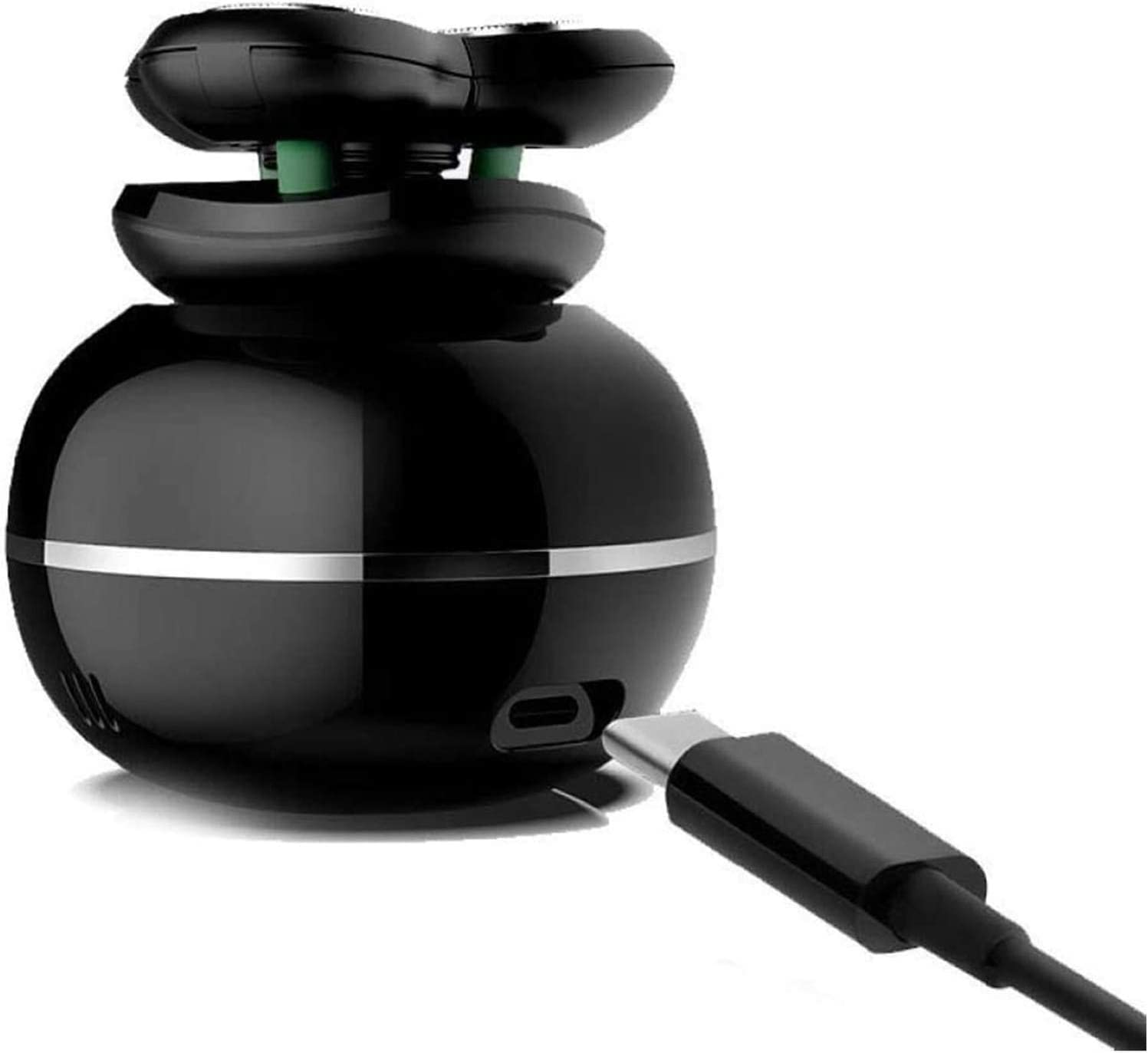 Rasoio elettrico 5 in 1 da uomo per uomini calvi – Rasoio per la testa da uomo – Anti-pizzicamento – Design ergonomico – Cordless e ricaricabile