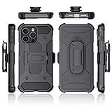COCOMII - Belt Clip Case Compatible with iPhone 8 Plus/7 Plus/6 Plus - Holster, Face Inward/Outward, Kickstand, Military Grade Heavy Duty Phone Case for iPhone 8 Plus/7 Plus/6 Plus 5.5 inch, Black
