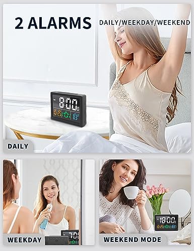 Jall V1021 Digital Alarm Clock, With 5.5 Inch Large Led Time Display thumb #3