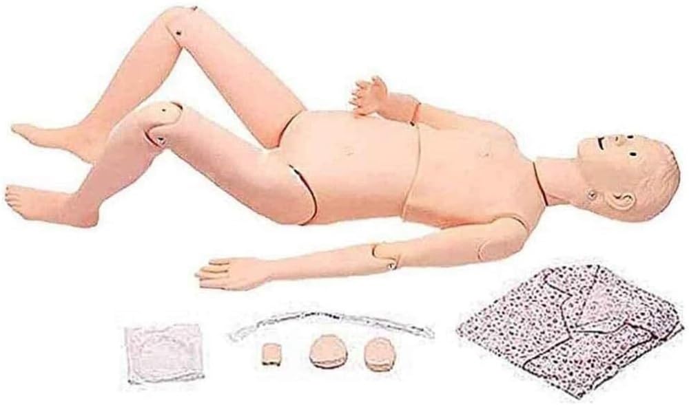 Simulateur de soins complet AMITD à mannequin infirmière pour maîtriser les gestes techniques