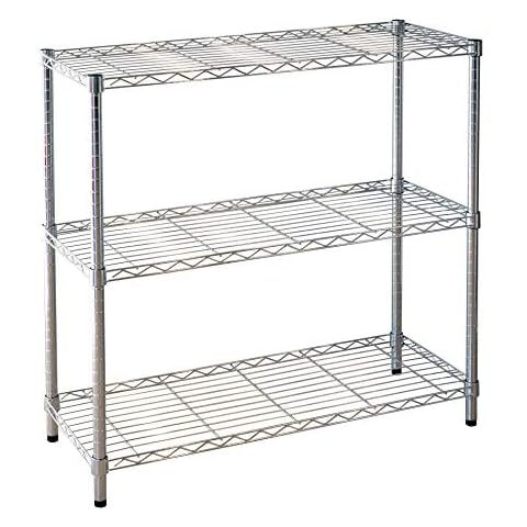 Kit Closet estantería metálica 3 baldas cromo Cover