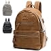 Produktbild miss fong Rucksack Damen, PU Lederrucksack Damen Rucksack Laptop Rucksack mit USB-Ladegerät und Isolierte Tasche(Braun)