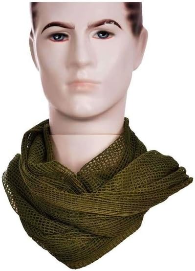 Mil-Tec Net Scarf, Olive Drab, One Size, 12625001