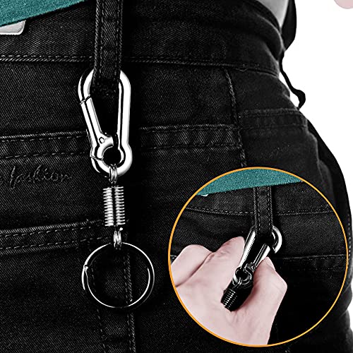 Qbuc 2 Pack Keychain, Zinc Alloy Key Chain With Key Ring Heavy Duty Simple Car Key Chain For Men Women (Silver) #TOP4