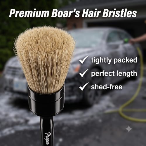 3-Pack Ultra Soft Boars Hair Brushes