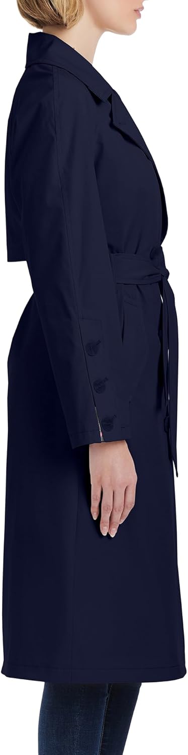 Kate Spade New York Classic Double Breasted Trench Coat - Image 4