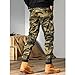 QOAAIE Men's Casual Slim Fit Cargo Pants Daily Work Athletic Trousers Outdoor Fashion Streetwear Hiking Pant (Khaki 3,32)