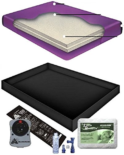 Boyd's 70% WAVELESS WATERBED Mattress/Liner/Heater/PAD/Fill Drain/Conditioner KIT (Queen 60x84 Tranq2B2)