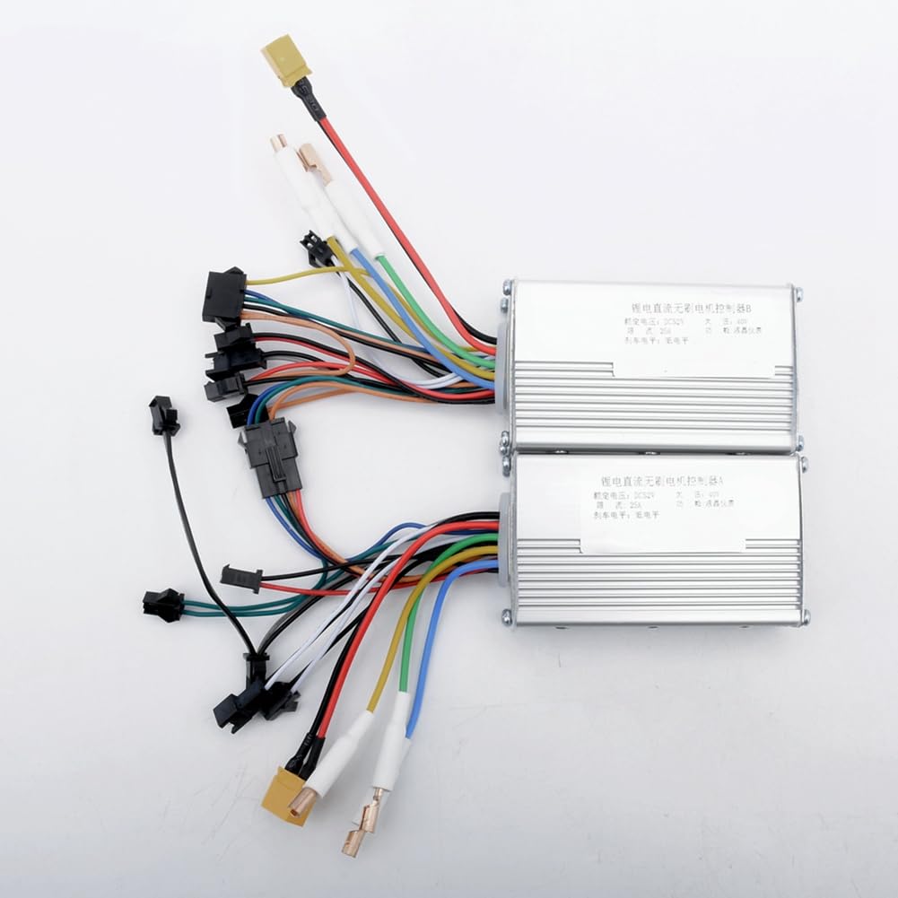 Controlador de motor eléctrico de 52 V 25 A 1200 W JP sin escobillas para scooter eléctrico A+B de doble accionamiento