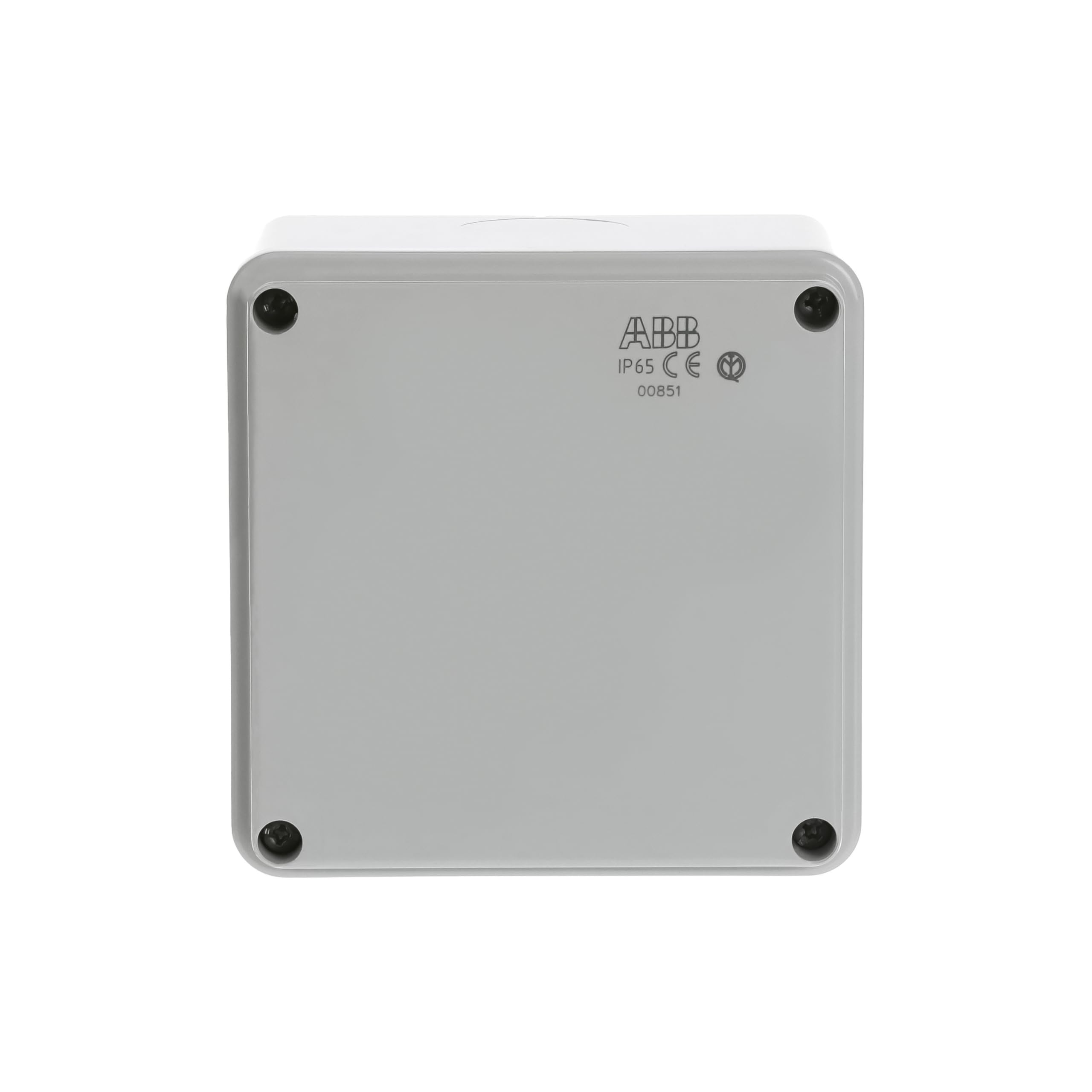 ABB ABB IP65 Junction Box • Fully Dust Sealed Enclosure • Waterproof Electric Cable Connector Unit • Shockproof Adaptable Indoor/Outdoor Box • 100 x 100 x 80mm