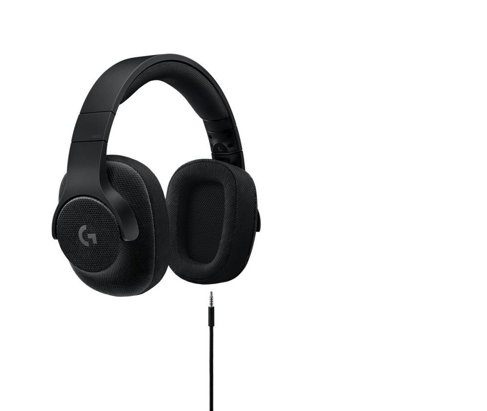 Logitech G433 Cuffie Gaming Cablate, Audio Surround 7.1, Cuffie DTS: X, Driver Audio ‎PRO-G da 40 mm, Leggere, Jack Audio USB 3.5 mm, PC/Mac/Nintendo Switch/PS4/Xbox ‎One, Nero