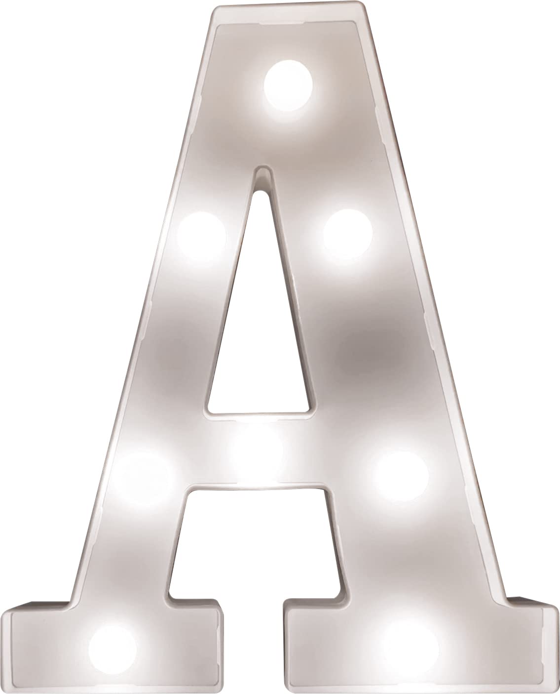 St Helens Home & Garden Battery Operated 3D LED Letter Light - Perfect for use as a Night Light or at Weddings and Parties (Letter A) — image 1