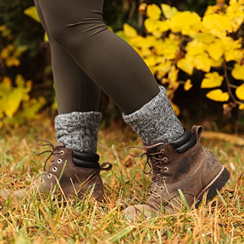 Image of Slipper Socks for Women with Grippers Non Slip, Sherpa Lined Slipper Socks