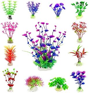 CousDUoBe Artificial Aquatic Plants Small Aquarium Plants Artificial Fish Tank Decorations，Used for Household