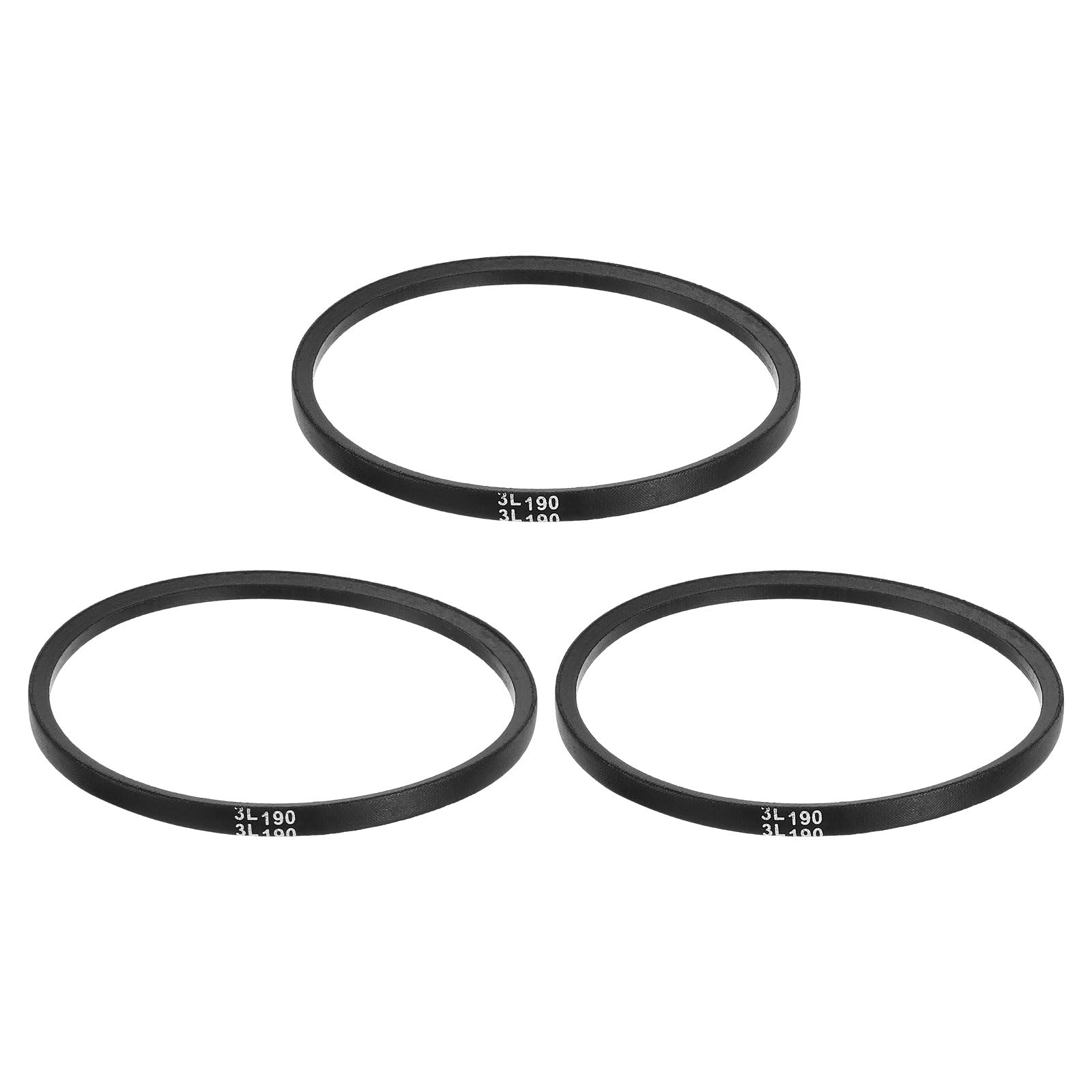 uxcell 3L240 Classic Wrapped Rubber V-Belt, 24"(610mm) Outside Circumference, 3L Profile V Belt 3/8" Width 7/32" Height — view 22