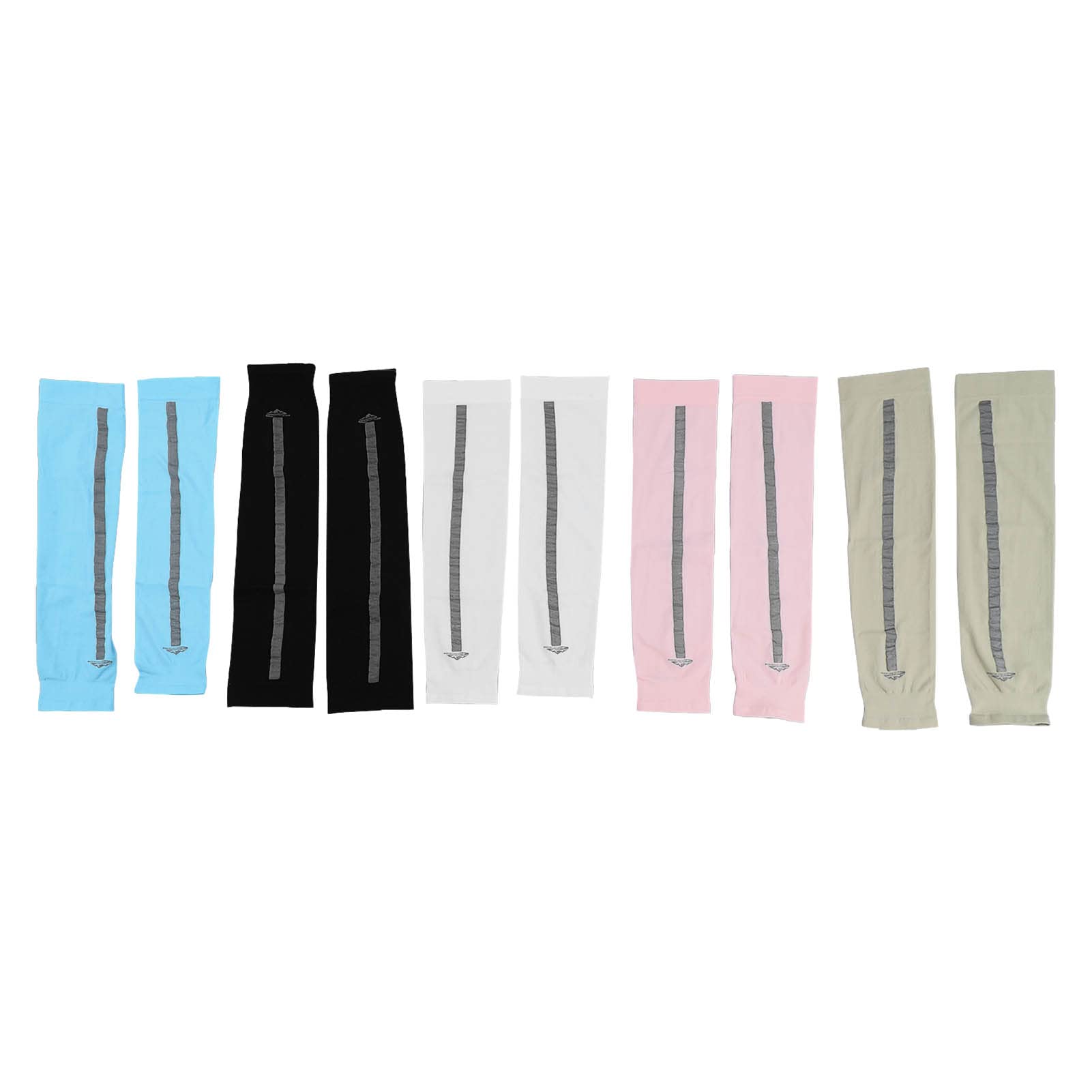 5 paia Manicotti Braccia Anti UV Manicotto Braccio, Manicotti Pallavolo Ideali per Ciclismo Calcio Padel Beach Volley, Manicotti a Compressione per Protezione della Pelle (Multicolore)