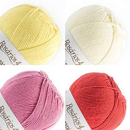 Amigurumi Crochet Yarn 40 xMulticolor Packs, 100% Cotton Crochet Yarn Packs, 40 Assorted Colors, 40 x 20g Yarn Bundle - Image 4