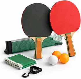 Raquete de Ping Pong Profissional – Mais Controle, Velocidade e Spin