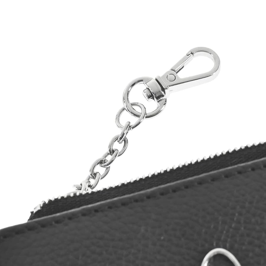 DIESEL レザー キーケース ブラック X09016 Amazon | [ディーゼル] 4連キーケース L-ZIP KEY X09016 P0685