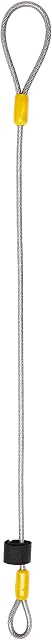 On-Guard Akita-8045 Looped Cable Lock, Grey/Yellow, 53 x 5 mm