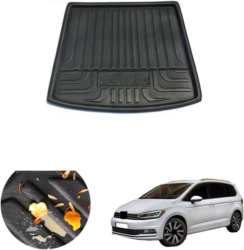 Trunk Protection mat Car Rear Trunk Luggage Mat Tray Boot Liner for Touran for MK3 2016-2019 Auto Carpet Protector Floor