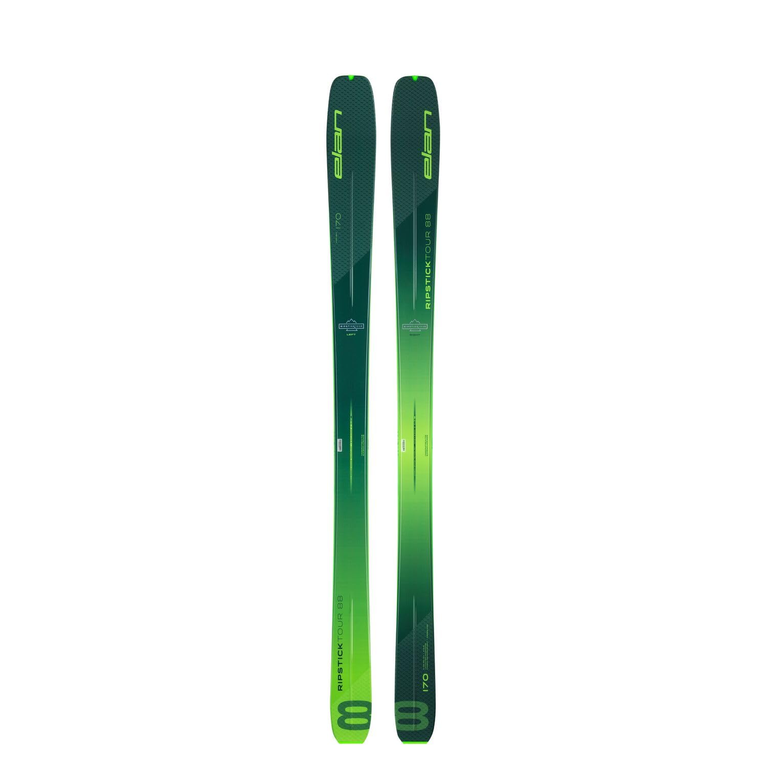 elan - Sci Solo (senza Fissaggi) Ripstick Tour 88 Verde Uomo - Uomo - Dimensione 156 - Verde