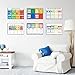 DEVENALSA Zones of Regulation Feelings Posters Emotions Set of 6 (8 x 12 inches) - Calm Down Corner Poster for Autism Sensory Products
