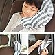 Gurtpolster für Kinder - Gurtschoner Kinder Auto Autogurt Polster Reisekissen Kinder, Reise Nackenkissen Nackenhörnchen Sicherheitsgurt Auto Sitz Kopfkissen Gürtel Pillow Schulterschutz (Grau)