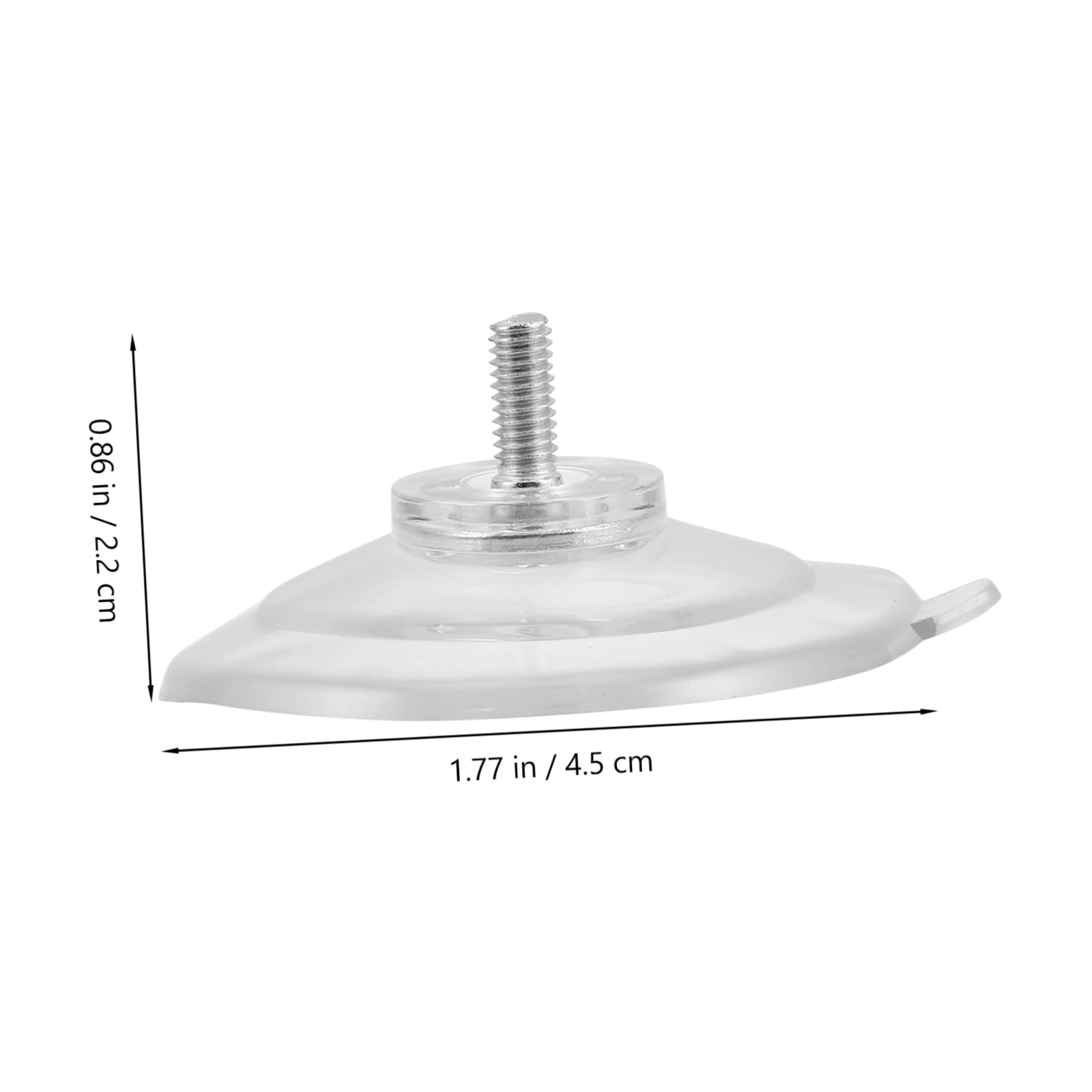 FUNOMOCYA Strong Grip Small Suction Cups Screw Replacement for Glass Windows Cabinets Heavy Duty Hooks for Hanging