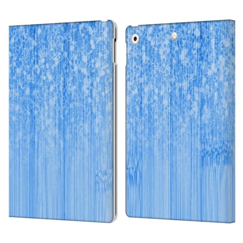 Étui portefeuille cuir iPad 10.2 Bleu Bamboo compatible 2019-2021
