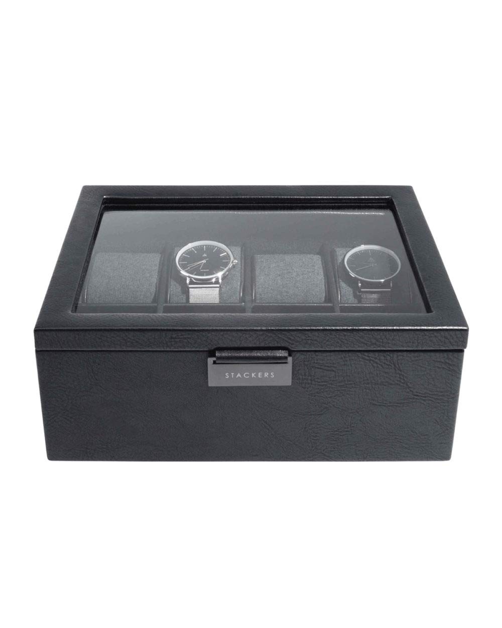 Stackers coffret à montres à 8 places en noir