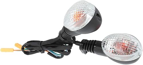Miniatura 9 de Luz indicadora de giro para motocicleta, paquete de 2 lámparas de giro para modificación de motocicleta, repuesto para 250 EX250 2008-2012 (negro