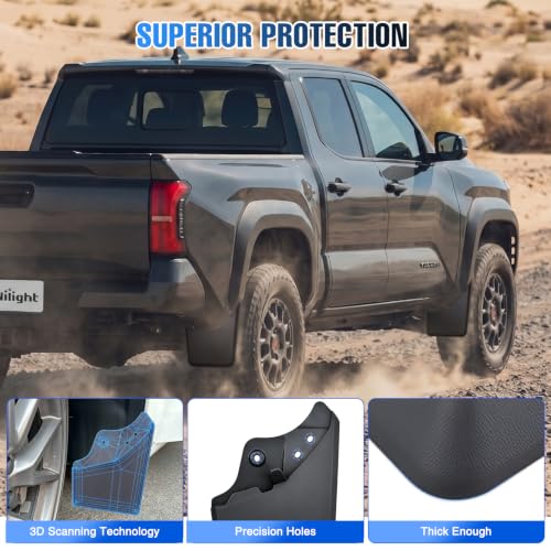 Image of Nilight Mud Flaps Splash Guards for Toyota Tacoma 2024-2026