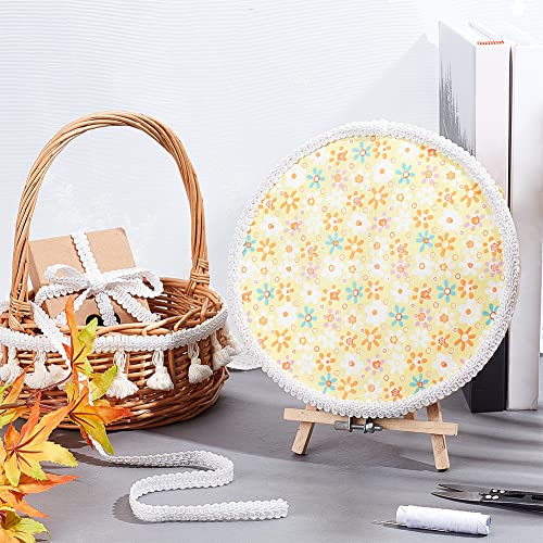 Pandahall About 20M Polyester Woven Gimp Braid Trim 3/8 Inch(11Mm) Embroidery Braid Twist Fabric Lace Trim Edge Craft Decorative Ribbon For Home Decoration Costume Diy Crafts Sewing Jewelry Making #TOP2