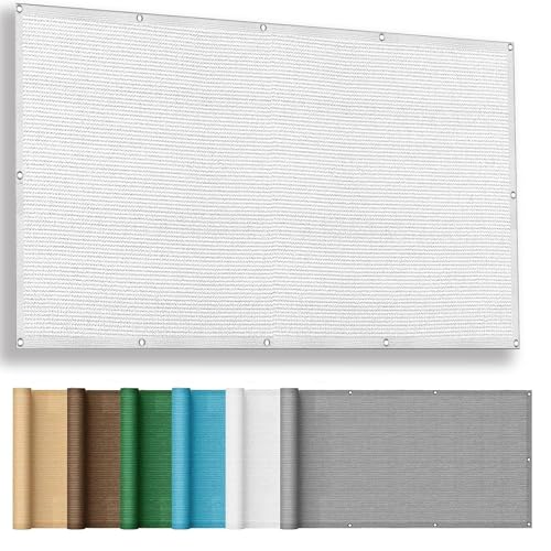 Voile d'ombrage blanc 2.2 x 4 m pour ombrager une pelouse
