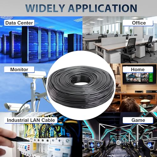 Image of CAT5e Ethernet Cable Outdoor 1000ft Direct Burial Bulk Network Line