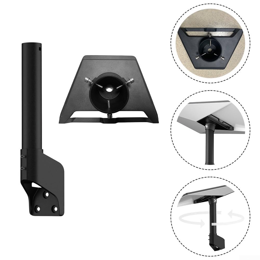 für starlink für Gen 3 Halterung Winkel verstellbar mit Sockel | Perfetta vestibilità per Gen 3, con base, robusta struttura in lega, nero, 190 x 150 x 110 mm