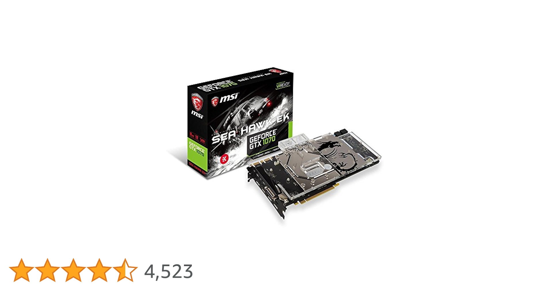 グラフィックボード・グラボ・ビデオカード GeForce GTX 1070 SEA HAWK EK Overview GeForce GTX 1070 SEA HAWK EK X | MSI Canada