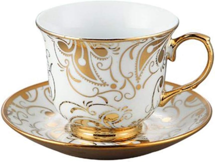 Electroplated Ceramic Coffee Cup to Send Spoon Drink Cup Milk Cup D
