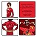 Rubie's Boy's DC: The Flash Movie Costume Jumpsuit and Mask, As Shown, Large