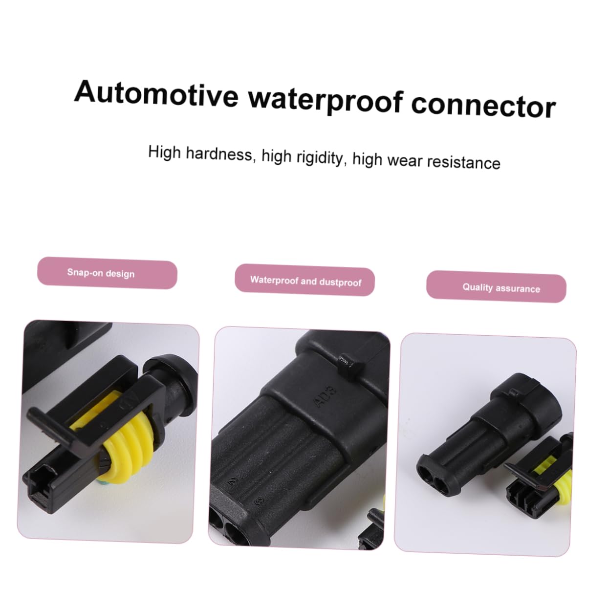 SUPVOX 708pièces Connecteur Étanche pour Voiture Connecteur Électrique pour Faisceau De Câbles
