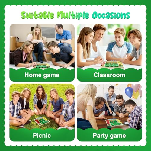 Juego Shut The Box de madera para 2-4 jugadores miniatura 6